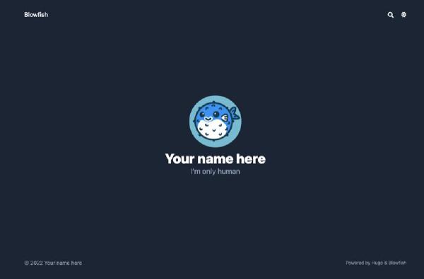 Blowfish Template - Dépôt GitHub